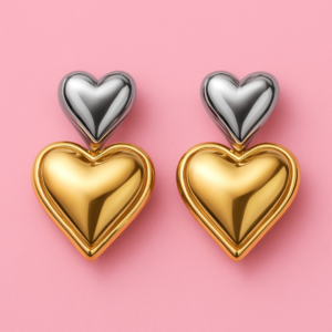 Aretes Elizabeth Silver & Gold